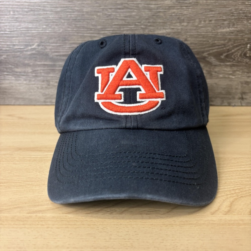 Auburn Tigers Hat Cap Fitted Mens Navy NCAA Football College War Eagle AU Logo